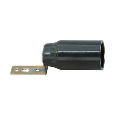 Produktbild von Lampenfassung E14 mit Befestigungsbügel Kunststoff schwarz 230V 60W 1 Stück
