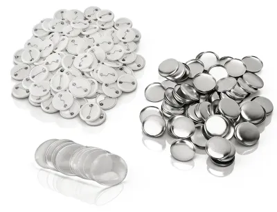 Productafbeelding van Knopaccessoireset - 100-delig voor knopenmaakmachines - Voor het maken van ronde speldjes - Diameter 25 mm