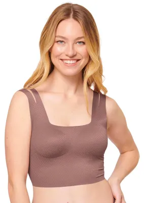 Productafbeelding van Sloggi dames top, Zero Feel Flow, kleur cacao, maat XS