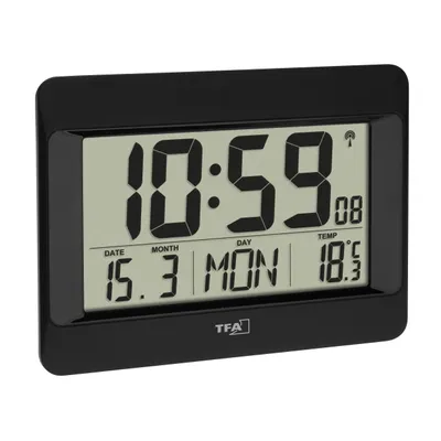 Image de Horloge radio TFA noire