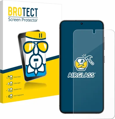 Produktbild von BROTECT Schutzglas für Samsung Galaxy S24 / S25 Schutzfolie Panzer Folie Glas Display Schutz klar