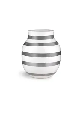 Produktbild von Kähler Omaggio Vase H20 cm silber (15212)