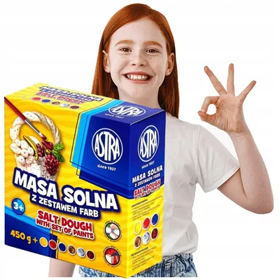 Obrázek produktu pro Astra Modelovací hmota solná sada barev pro děti