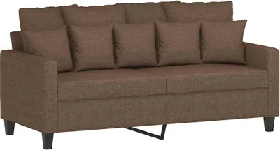 Produktbild von vidaXL 2-Sitzer-Sofa Braun 140 cm Stoff