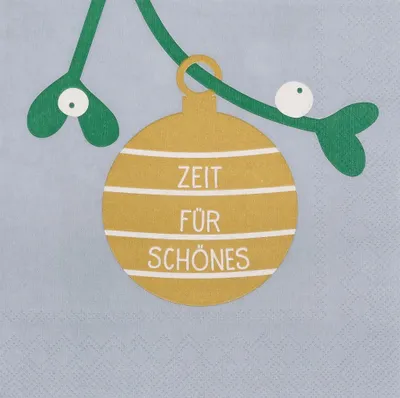 Produktbild von Räder Serviette 33x33cm Zeit für Schönes