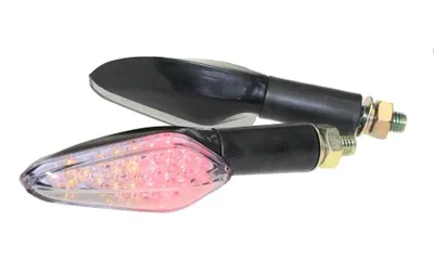 Produktbild von Motorrad LED Blinker/LED Rücklicht Kombination Shower schwarz klar