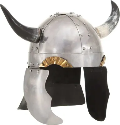 Produktbild von Möbel Fantasy Wikingerhelm LARP Silbern Stahl - Kostümschmuck &3700