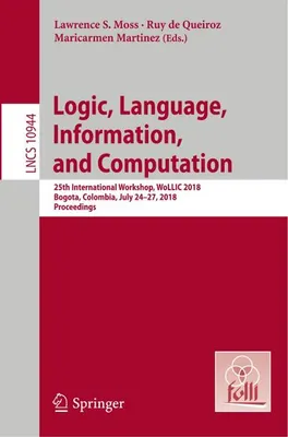 Obrázok produktu pre Logic, Language, Information, and Computation