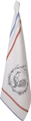 Produktbild von Clayre & Eef Geschirrtuch 50x70 cm Beige Baumwolle Hahn