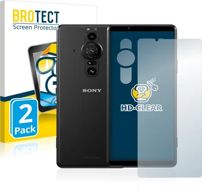 Produktbild von 2x Für Sony Xperia Pro-I (Display+Kamera) Schutzfolie BROTECT Displayschutz Display Schutz Folie Klar Transparent