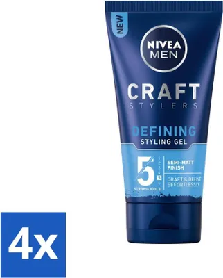 Immagine prodotto di NIVEA MEN - Gel Styling - Finitura opaca - 150 ml - Value pack - 4 pezzi