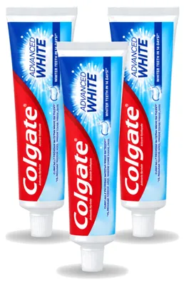 Productafbeelding van 3 x Colgate Advanced White tandpasta - 100 ml - Voordeelverpakking - 3 stuks