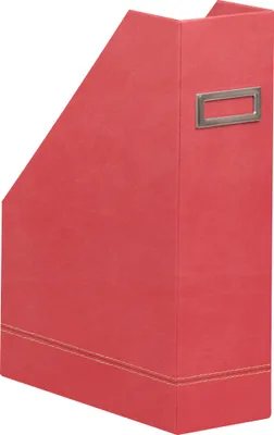 Produktbild von Rhodia Rhodiarama Stehsammler aus Kunstleder, 10x25x31cm - Koralle 194552C