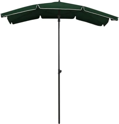 Produktbild von vidaXL Sonnenschirm mit Mast 200x130 cm Grün