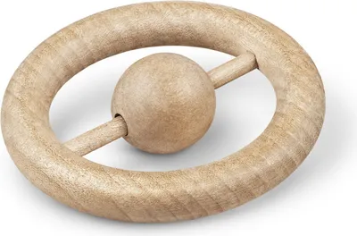 Produktbild von Kay Bojesen Kinderrassel Rassel Buche für Kleinkinder