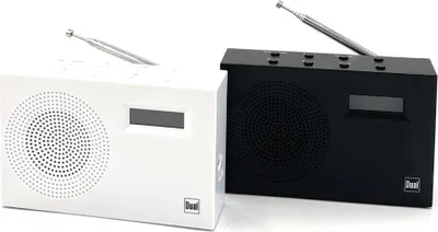 Produktbild von Dual MCR 117 DAB-/UKW Radio mit Akku und Bluetooth, Farbe:Schwarz