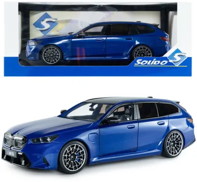 Obrázek produktu pro Solido 421186550 BMW M5 G99 Touring kombi 2024 modrá metalíza 1:18