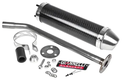 Produktbild von Endtopf Giannelli carbon mit ABE für Derbi Senda 50 DRD R Racing 2006-2012