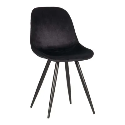 Produktbild von LABEL51 Esszimmerstühle 2 Stk. Capri 46x56x88 cm Schwarz