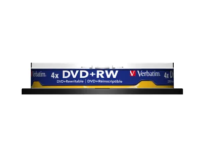 Obrázek produktu pro Verbatim DVD+RW Matt Silver, koláčová krabička