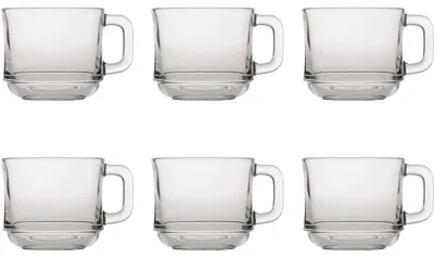 Produktbild von Duralex Teeglaser Lys - 6x Stuck - Glas - 220 ml - transparent