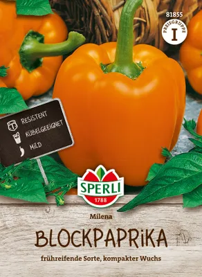 Artikelbild 2 von 'Paprika Milena F1-Hybride Gelb-Orange' aus der Kategorie Gemüsesamen