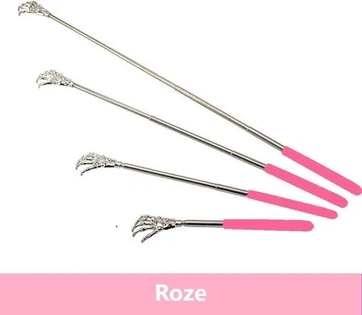 Produktbild von Rückenkratzer - Rückenkratzer - Scratcher - Ausziehbarer Kratzer - Ausziehbar - Teleskop-Rückenkratzer - Pink