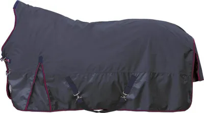 Immagine prodotto di HKM Coperta a collo alto 1680D Halifax 100g-grigio/blu scuro, 115