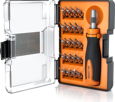 Zdjęcie produktu dla Zestaw śrubokrętów Brandson 21-częściowy zestaw minibitów 4 mm 5 32 cale - zestaw śrubokrętów precyzyjnych Phillips Allen Torx zestaw kluczy nasadowych
