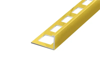 Obrázek produktu pro SP3 ukončovací lišta L ACARA, PREMIUM, hliník elox zlato, 8 mm, 2,5 m