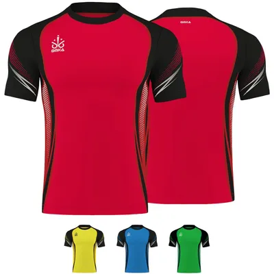 Produktbild von OMKA Trikot Teamsport Teamwear  Fussballtrikot Fantrikot  Shirt Jersey, Größe:L, Farbe:Rot