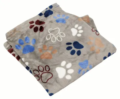 Zdjęcie produktu dla Nobby Fleece Plaid "LISSI" Classic hellgrau; D x B: 75 x 100 cm