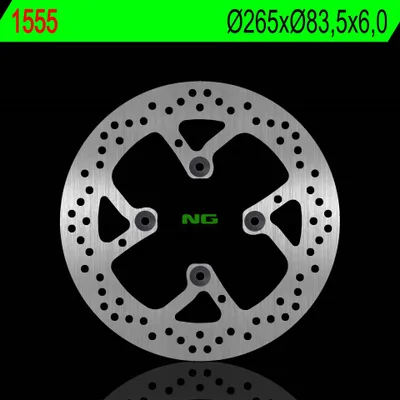Image de NG BRAKES Bremsscheibe rund starr