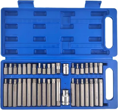 Produktbild von Steckschlüsselsatz 40-teilig, mit Werkzeugkoffer, für Autoreparatur