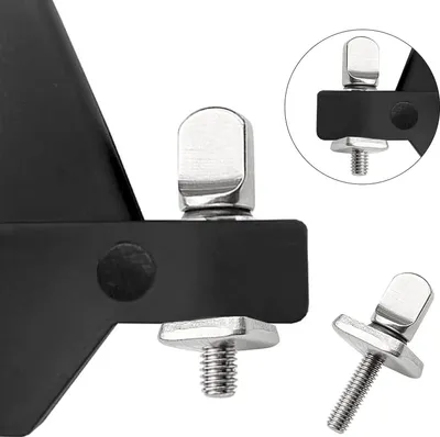 Produktbild von Packung mit 10 Surfbrettschrauben, SUP Finenschraube, Surfbrettfinenschrauben, Edelstahl Longboard Schraube, Ersatz für SUP und Paddleboard, 3 x 1,5 cm