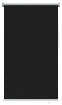 Image de Store extérieur vidaXL, protection UV 90 %, noir, 80 x 230 cm, HDPE