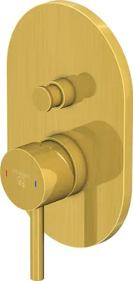 Immagine prodotto di Steinberg Série 100 Mitigeur bain/douche, set de finition, encastré, 2 consommateurs, 10021033BG, 10021033BG
