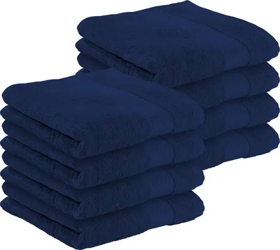 Produktbild von Erwin Müller Duschtuch Sindelfingen" 8er-Pack dunkelblau 70x140 cm"