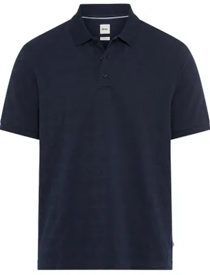 Produktbild von Brax Poloshirt dunkelblau Baumwolle normale Passform