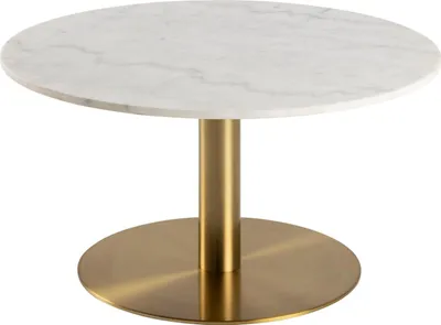 Produktbild von Actona Corby Couchtisch Stahl/Marmor Ø80x45 cm