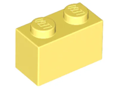 Produktbild von Lego® 1 Stück 3004 Stein Brick 1x2 Part Basic Steine 1 Helles Hellgelb