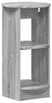 Image de Meuble d'appoint Sonoma gris 40 x 40 x 75 cm en aggloméré