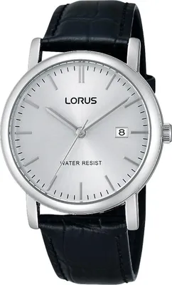 A product shot of a men's wristwatch.