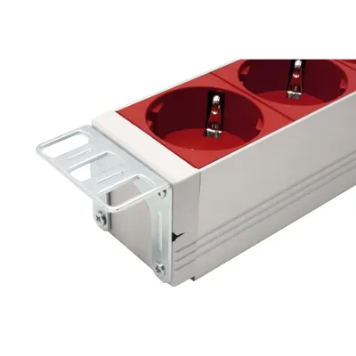 Immagine prodotto di Bachmann 333.936 Innenraum 9AC-Ausgänge 2m Grau - Rot Verlängerungskabel (333936)