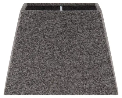 Produktbild von Home Sweet Home Lampenschirm aus Stoff Grau - 20 x 14 x 14 cm