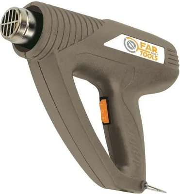Obrázok produktu pre Far Tools HGGW1500C, teplovzdušná pištoľ, pištoľová rukoväť, sivá, 480 l/min, 500 °C, 280 l/min
