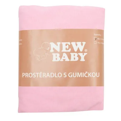Obrázok produktu pre Jersey Bettlaken New Baby 120x60 rosa