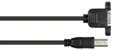 Obrázok produktu pre Alcasa USB 2.0 B/B 1.8m, 1,8 m, USB B, USB B, USB 2.0, Samec/Samica, Čierna