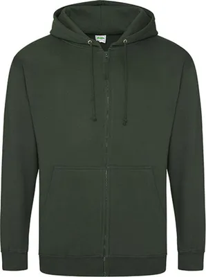 Produktbild von Just Hoods JH050 | Herren Kapuzenpulli mit Reisverschluss / Zoodie - Farbe: Forest Green - Größe: M