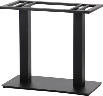 Produktbild von Doppel-Tischgestell aus Metall SH-5003-3, für Büro, Hotel, Restaurant, Maße 80x40x72 cm, Schwarz